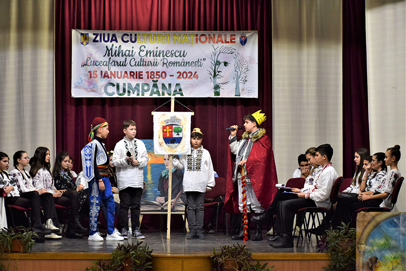 Spectacol dedicat lui Eminescu, la Cumpăna