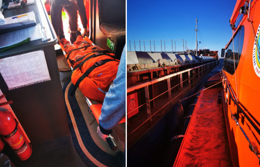 (FOTO) Angajații ARSVOM au salvat viața unui marinar turc: Cum a decurs misiunea SAR ARTEMIS