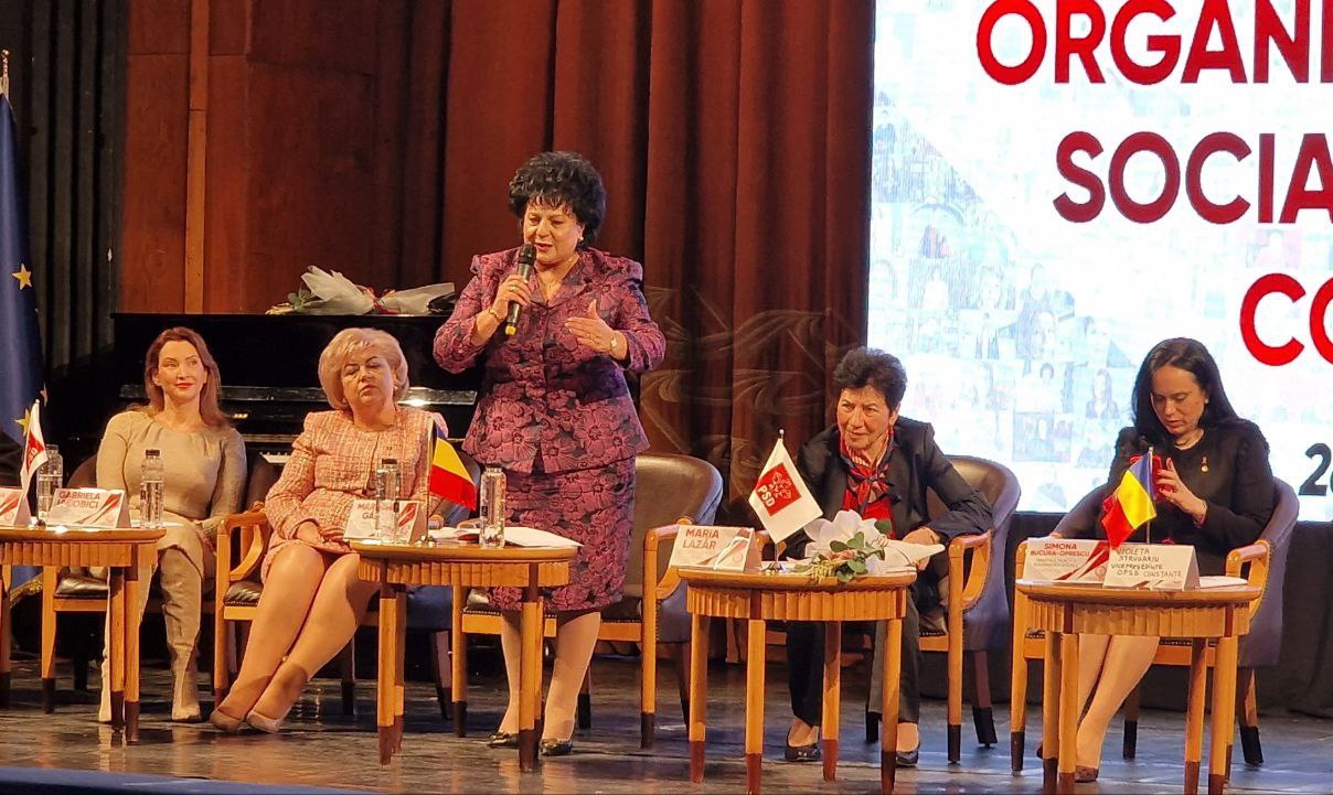 Mariana Gâju, realeasă în unanimitate pentru un nou mandat de președinte al Organizaţiei Femeilor Social Democrate Constanţa