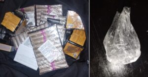 (FOTO) Articole pirotehnice interzise și ”vitamine” descoperite de jandarmii constănțeni asupra unui tânăr