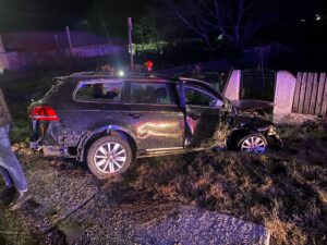 Accident la ieșire din Stupina: o persoană este inconștientă