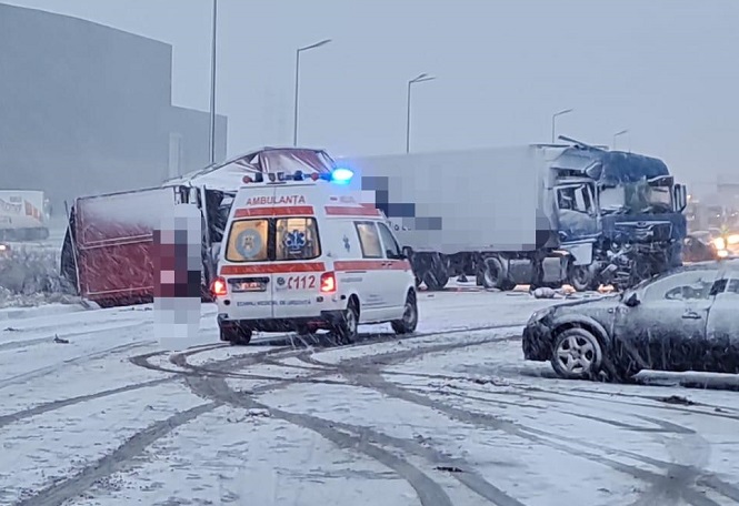 accident pe DN2 - E85