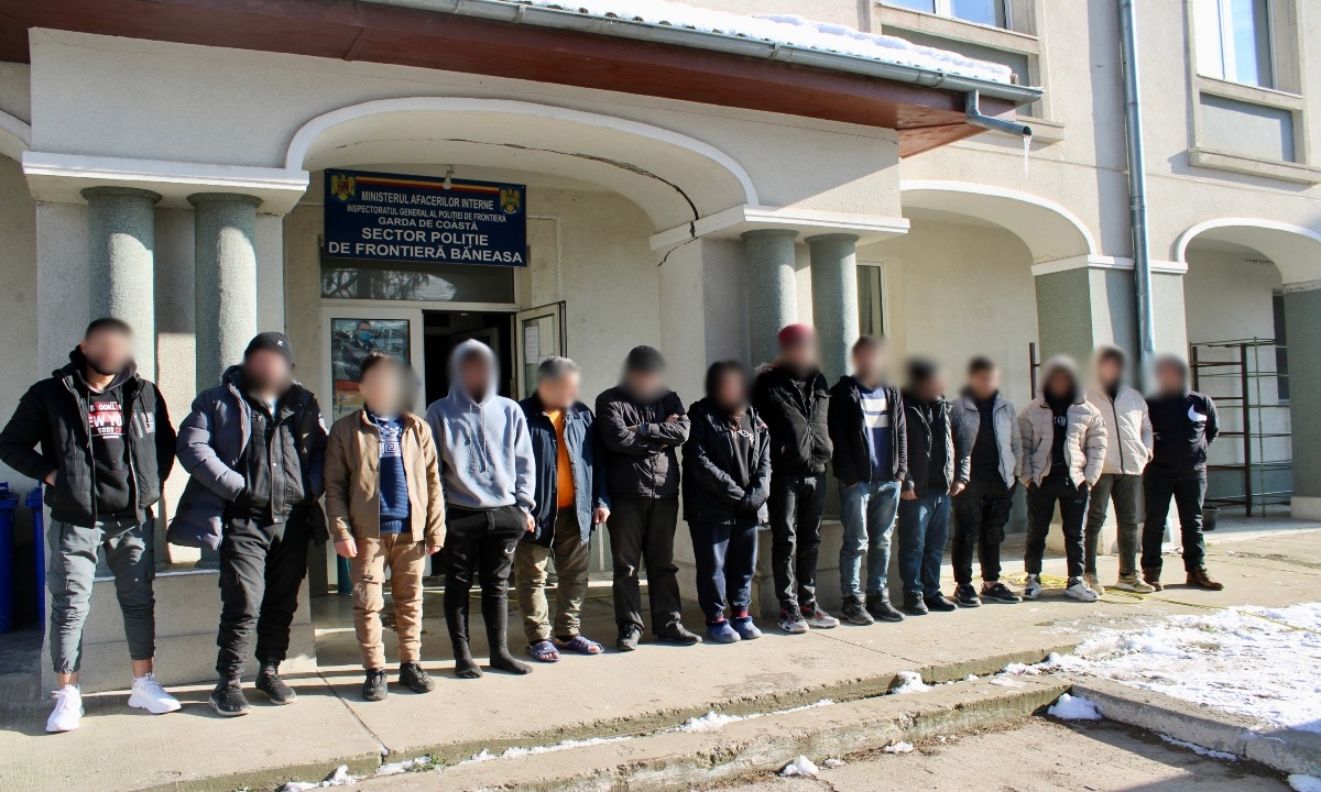 Comuna Dobromir: Alți 14 migranți intrați ilegal în țară, depistați de polițiștii de frontieră