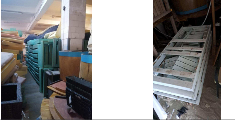 șezlongurile scoase la licitație