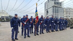 (FOTO/VIDEO) Unirea Principatelor Române sărbătorită la Constanța, în Piața Ovidiu. Ce oficialități sunt prezente la eveniment