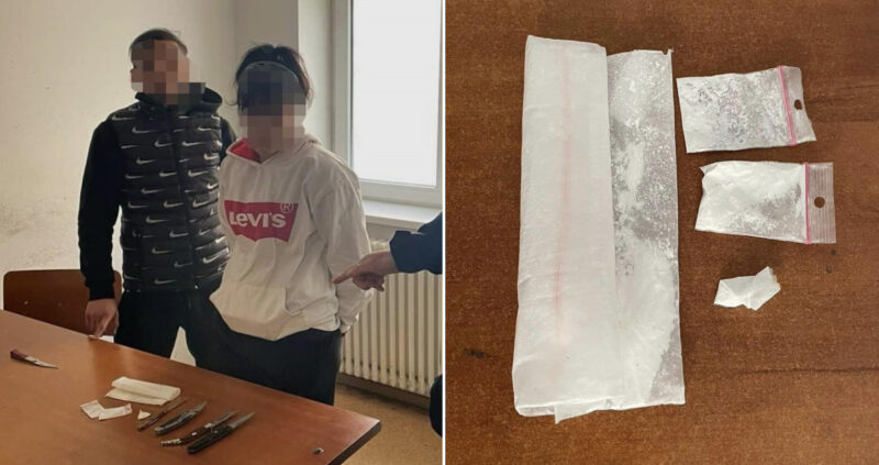 (FOTO) Droguri în poarta școlii: Au fost reținuți doi indivizi care vindeau Cristal în fața unei unități de învățământ