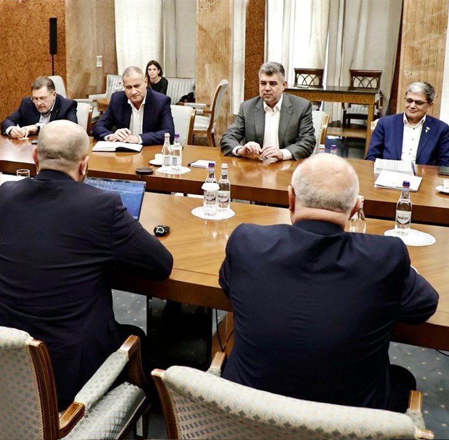 Conducerea Federației Sanitas, întâlnire la Guvern